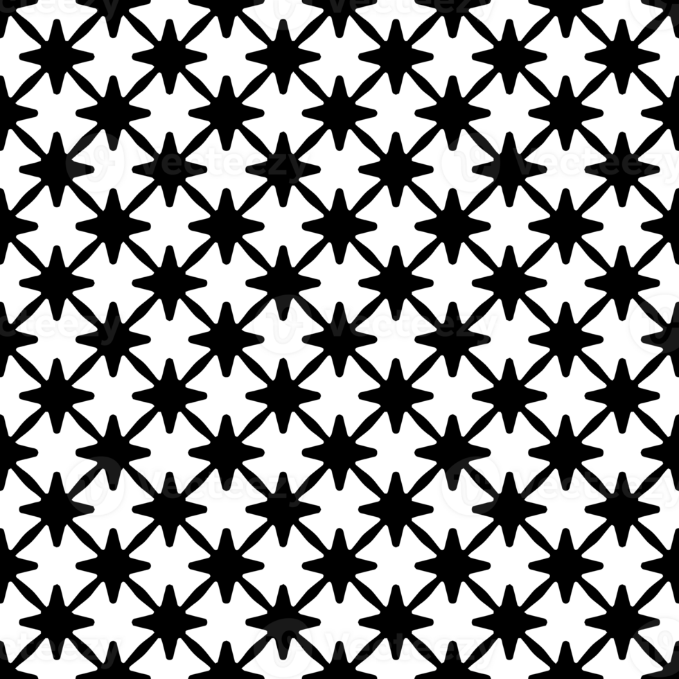 Black seamless abstract pattern. Overlay for background and backdrop. Ornamental design. PNG graphic illustration with transparent background.