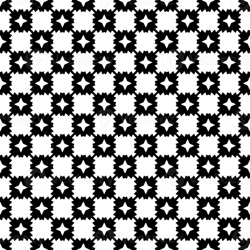 Black seamless abstract pattern. Overlay for background and backdrop. Ornamental design. PNG graphic illustration with transparent background.