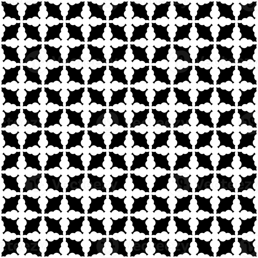 Black seamless abstract pattern. Overlay for background and backdrop. Ornamental design. PNG graphic illustration with transparent background.