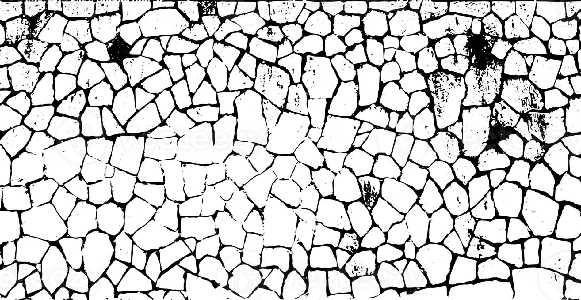 Rustic cracked texture with many cracks and scratches. Abstract background. PNG graphic illustration with transparent background.