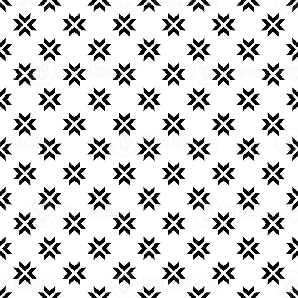 Black seamless abstract pattern. Overlay for background and backdrop. Ornamental design. PNG graphic illustration with transparent background.