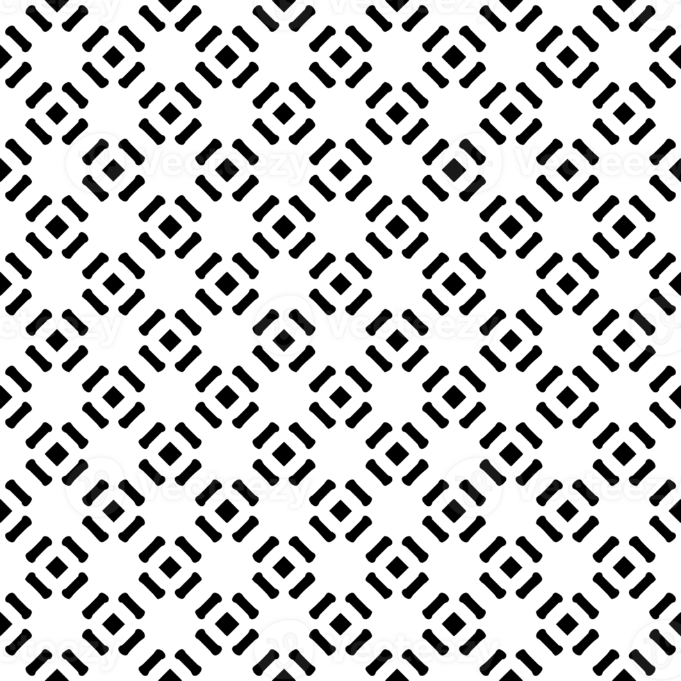 Black seamless abstract pattern. Overlay for background and backdrop. Ornamental design. PNG graphic illustration with transparent background.