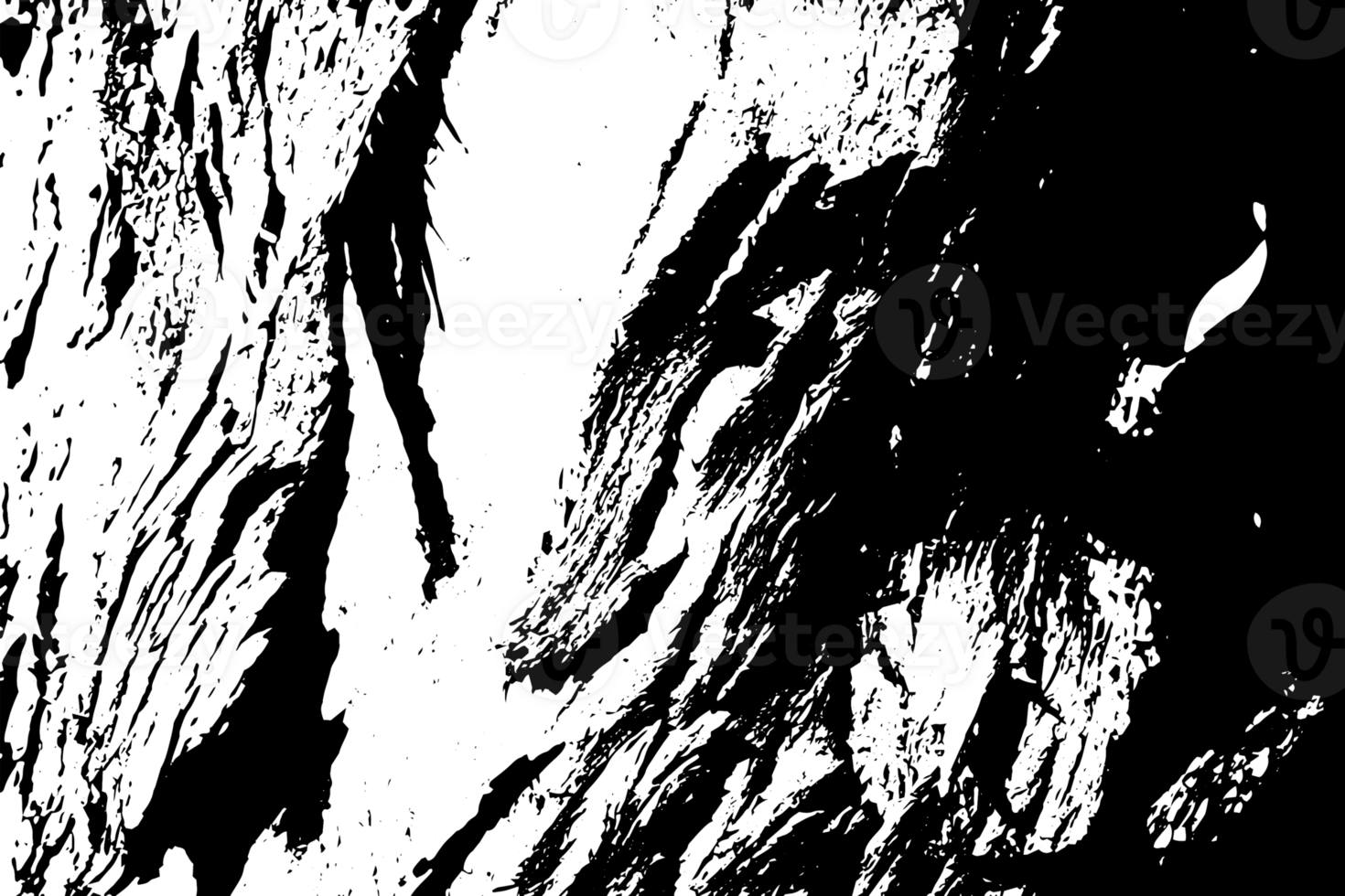 Rustic grunge texture with grain and stains. Abstract noise background. PNG graphic illustration with transparent background.