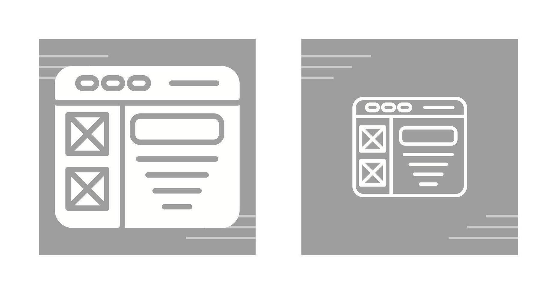 Wireframe Vector Icon