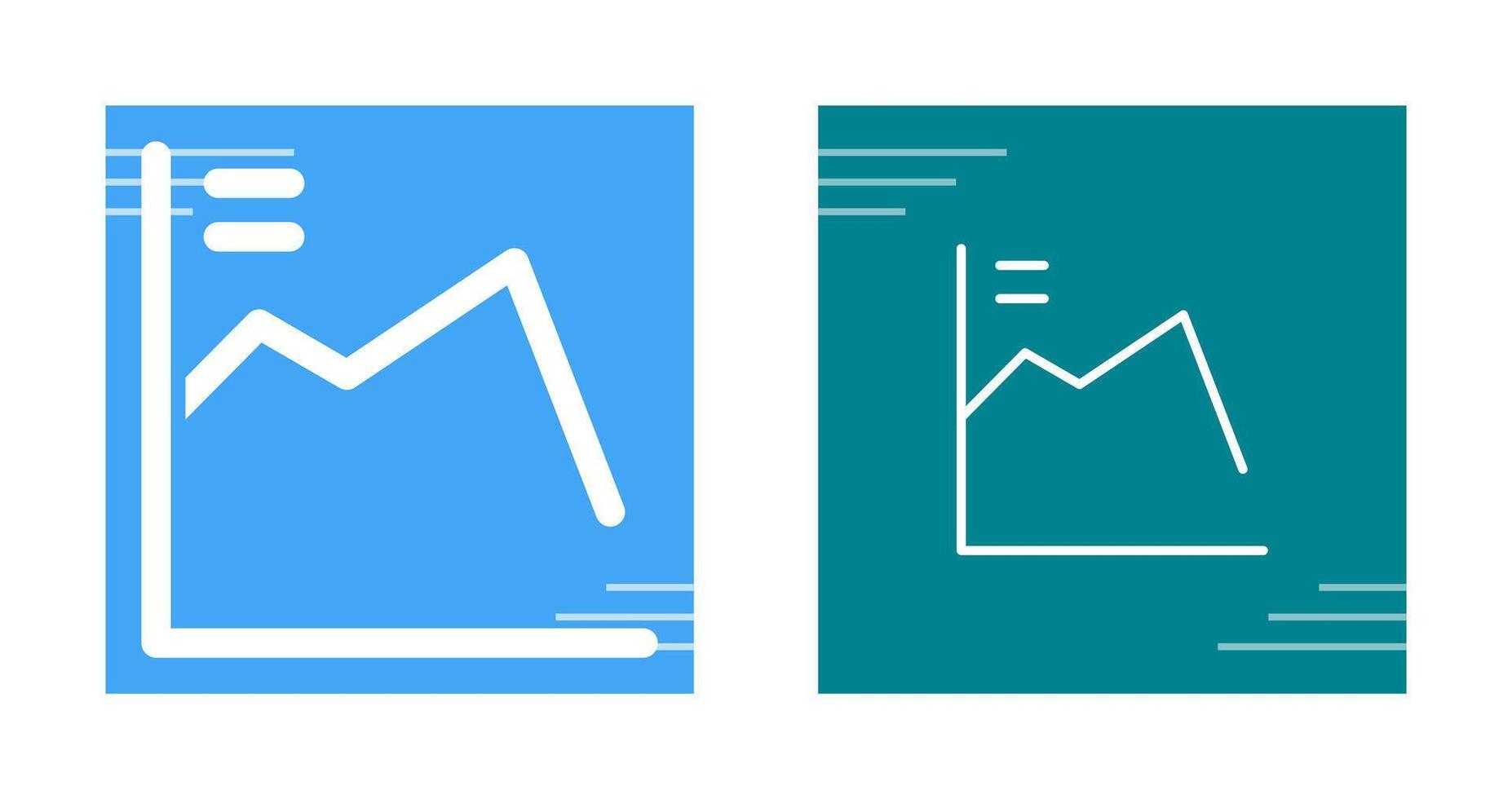 económico recesión vector icono