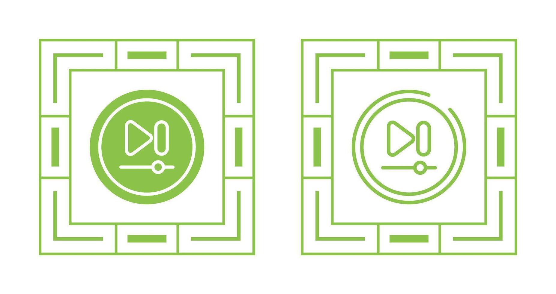 Video Next Track Button Vector Icon