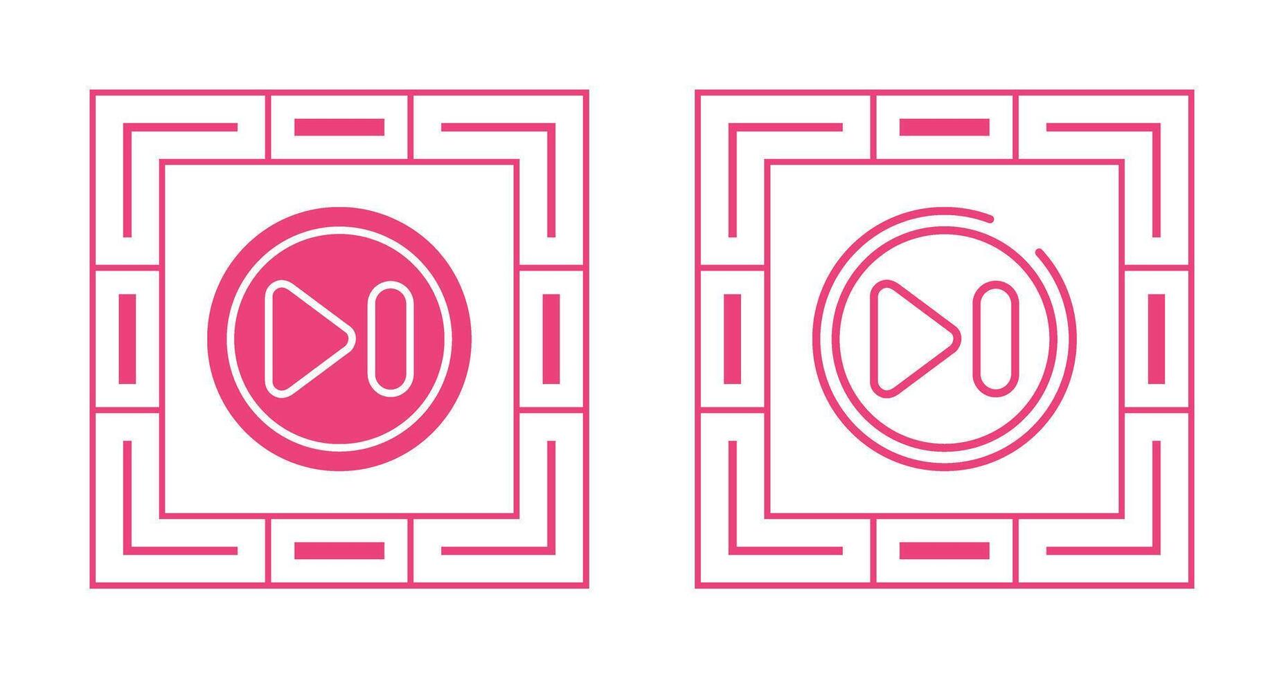 Next Track Button Vector Icon