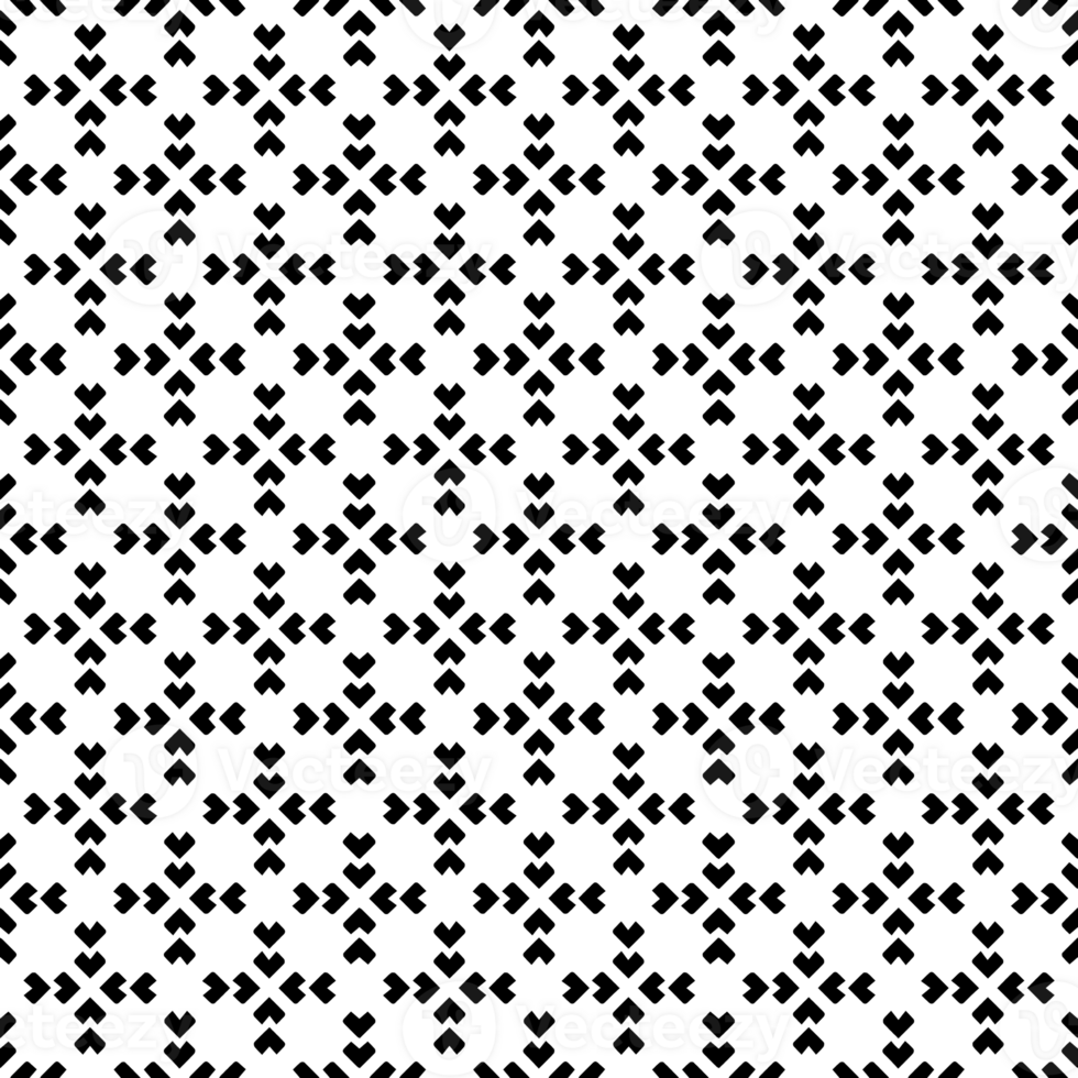 Black seamless abstract pattern. Overlay for background and backdrop. Ornamental design. PNG graphic illustration with transparent background.