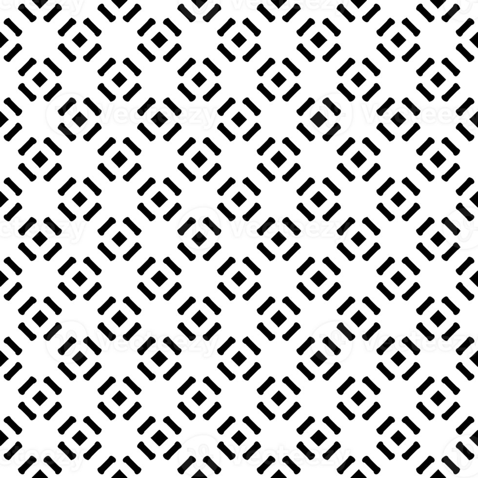 Black seamless abstract pattern. Overlay for background and backdrop. Ornamental design. PNG graphic illustration with transparent background.