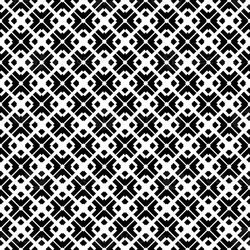Black seamless abstract pattern. Overlay for background and backdrop. Ornamental design. PNG graphic illustration with transparent background.
