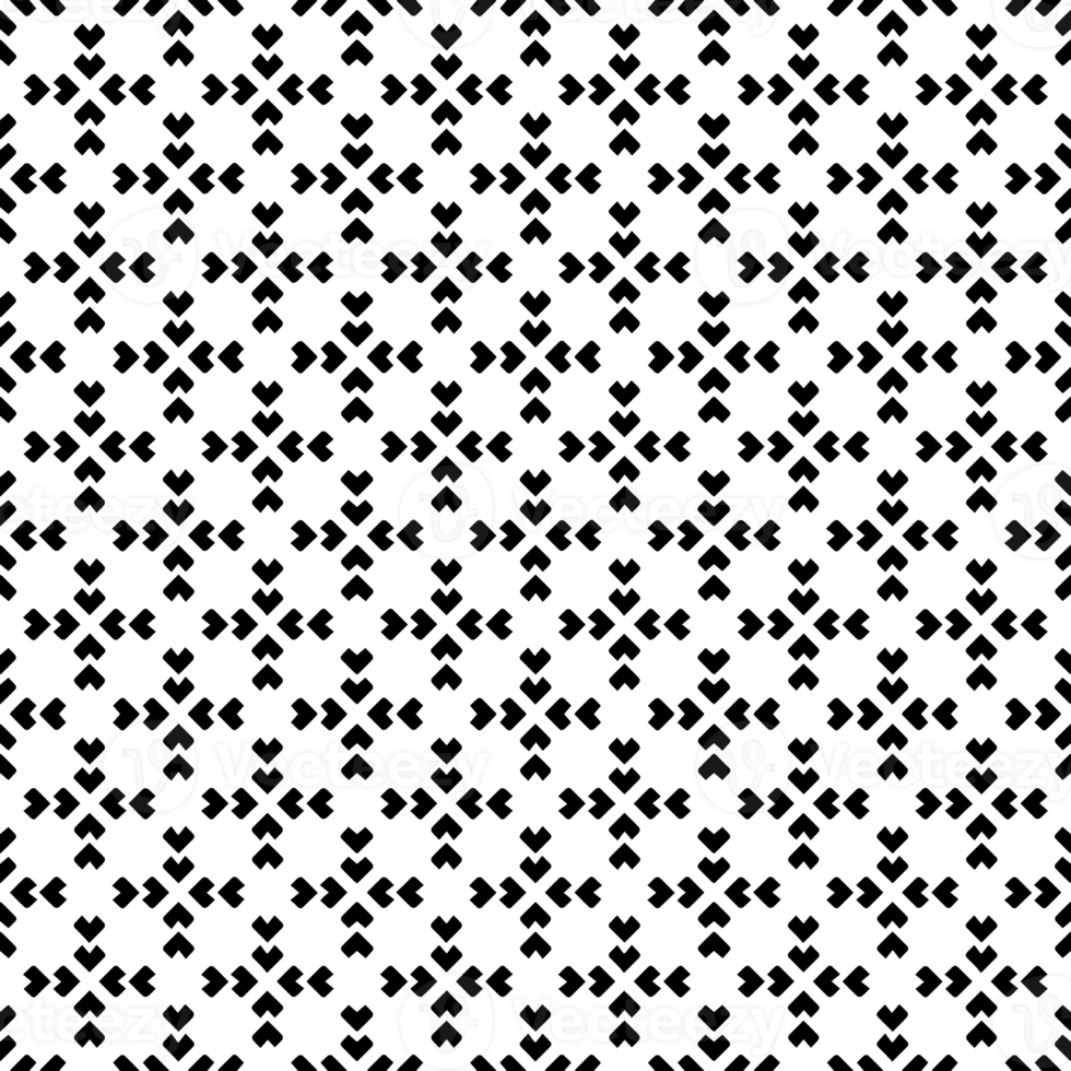 Black seamless abstract pattern. Overlay for background and backdrop. Ornamental design. PNG graphic illustration with transparent background.