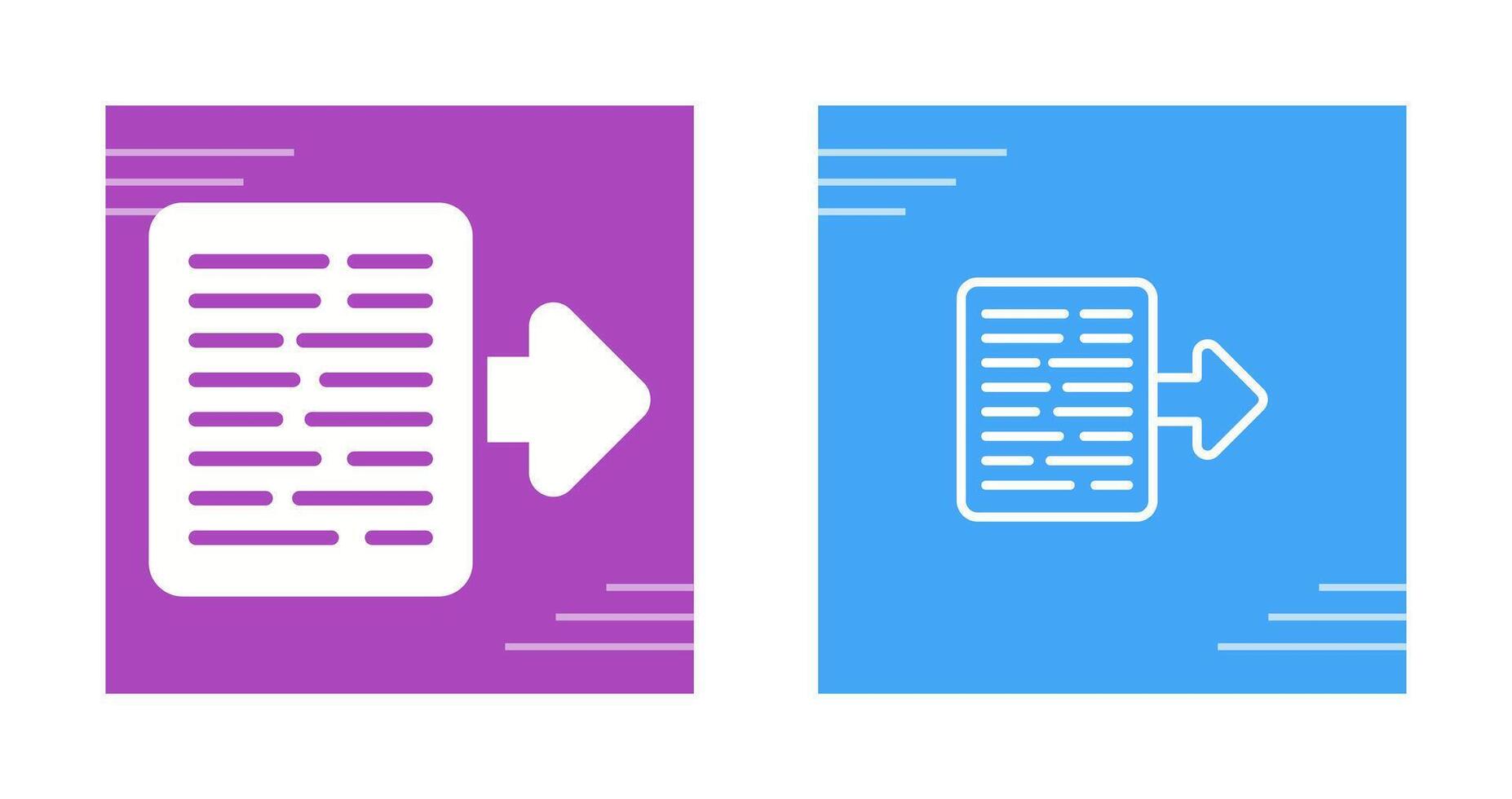 Document Export Vector Icon