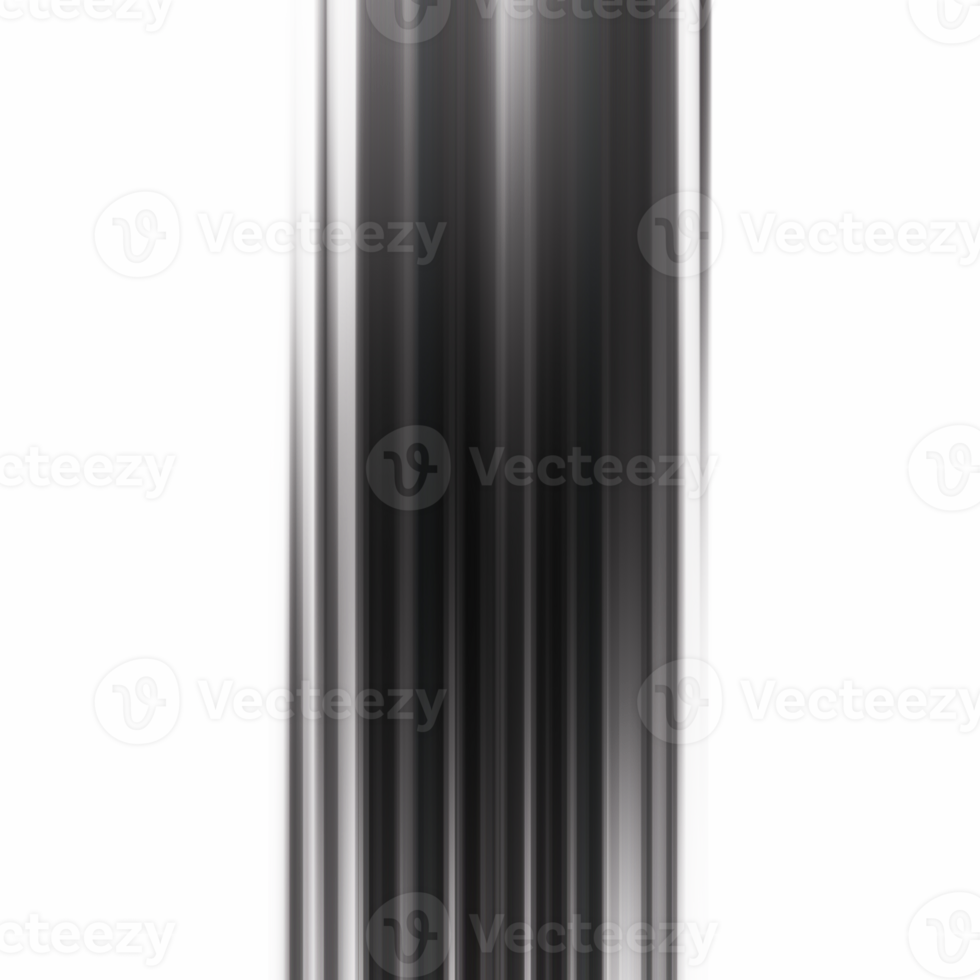 Black and white striped abstract background overlay. Motion effect. PNG graphic illustration with transparent background.