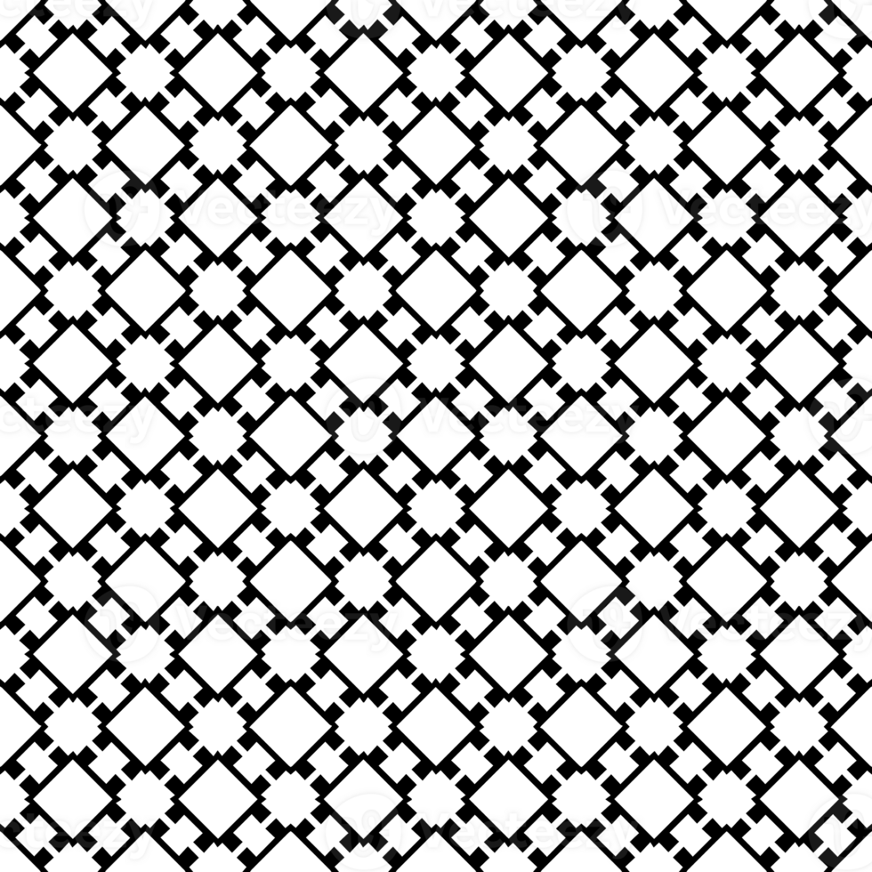 Black seamless abstract pattern. Overlay for background and backdrop. Ornamental design. PNG graphic illustration with transparent background.
