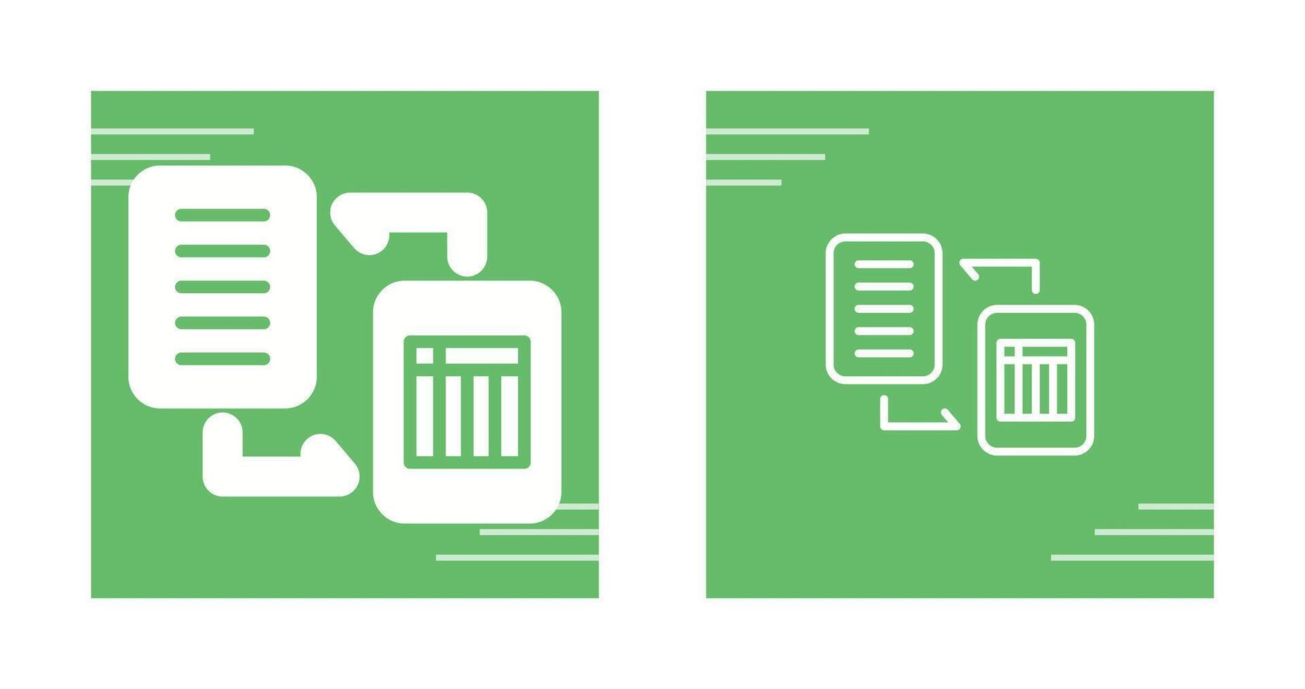 Document Workflow Vector Icon