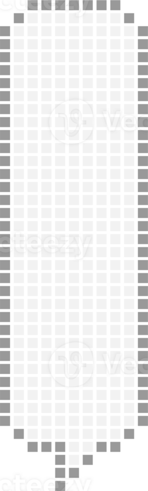 8bit retro game pixel speech bubble balloon icon sticker memo keyword planner text box banner, flat png transparent element design
