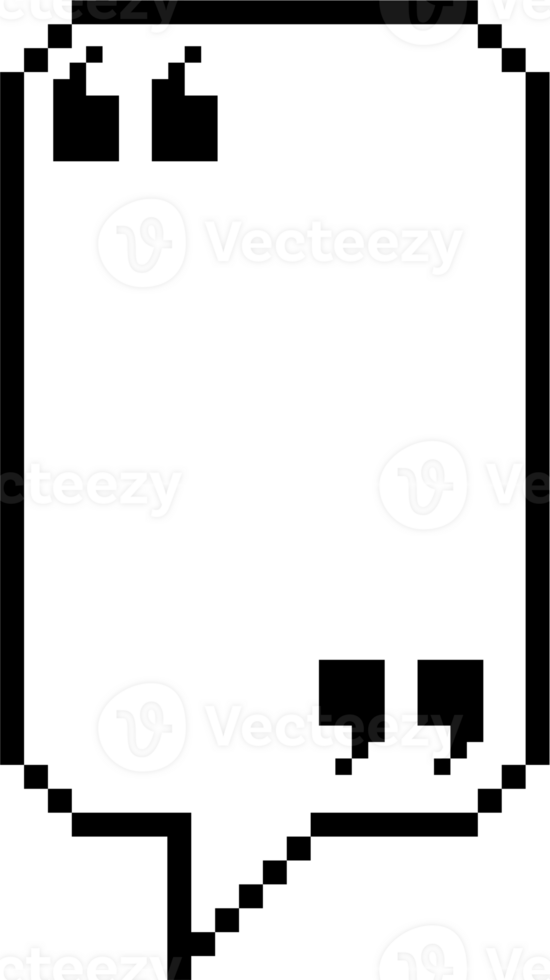 8bit retro game pixel speech bubble balloon icon sticker memo keyword planner text box banner, flat png transparent element design