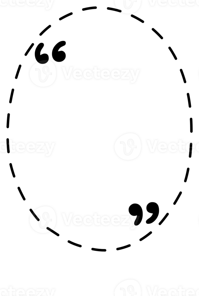 Black and white speech bubble balloon with quotation marks, icon sticker memo keyword planner text box banner, flat png transparent element design