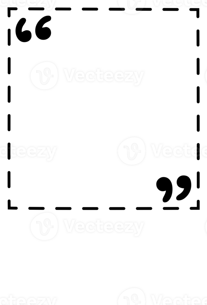 Black and white speech bubble balloon with quotation marks, icon sticker memo keyword planner text box banner, flat png transparent element design