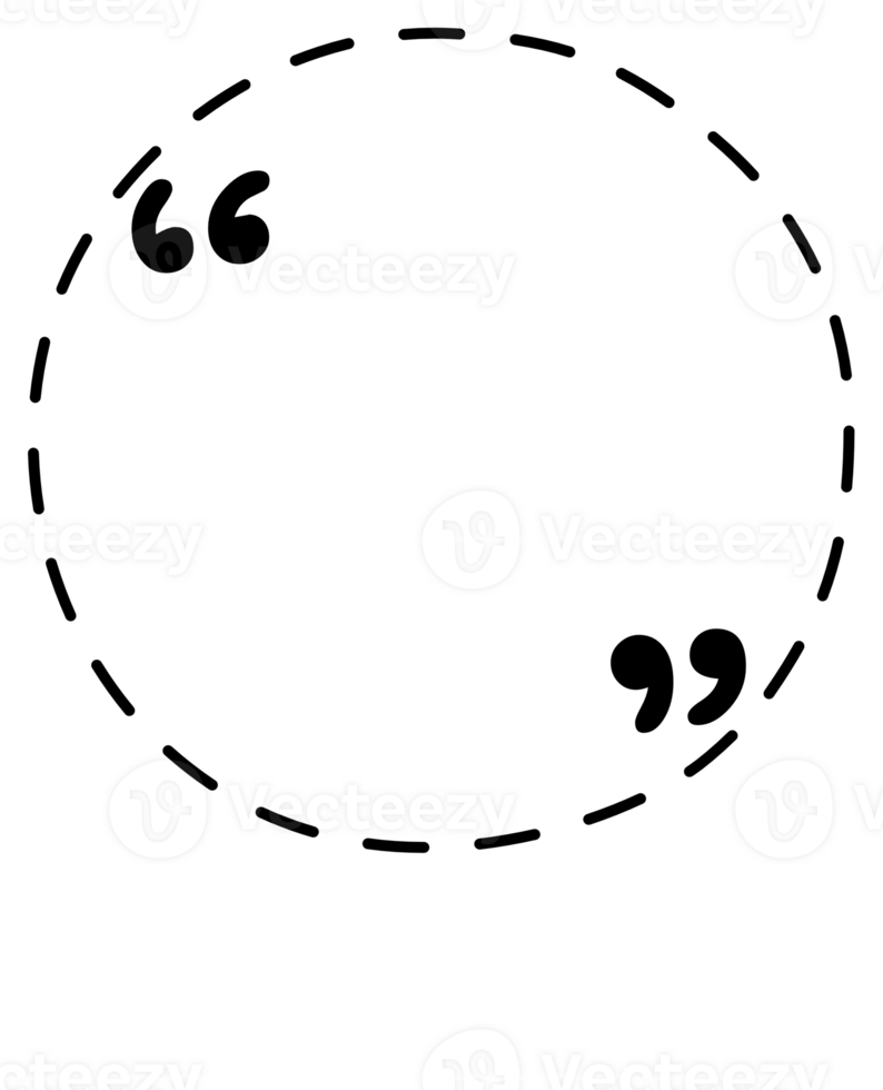 Black and white speech bubble balloon with quotation marks, icon sticker memo keyword planner text box banner, flat png transparent element design