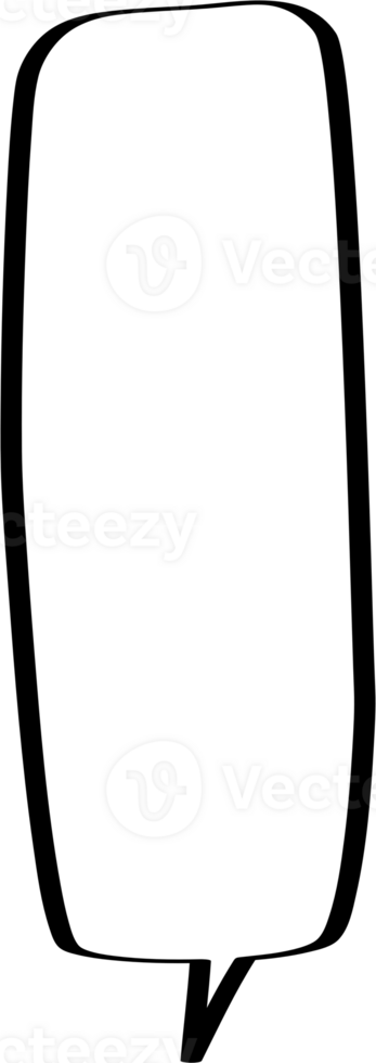 Black and white color speech bubble balloon, icon sticker memo keyword planner text box banner, flat png transparent element design