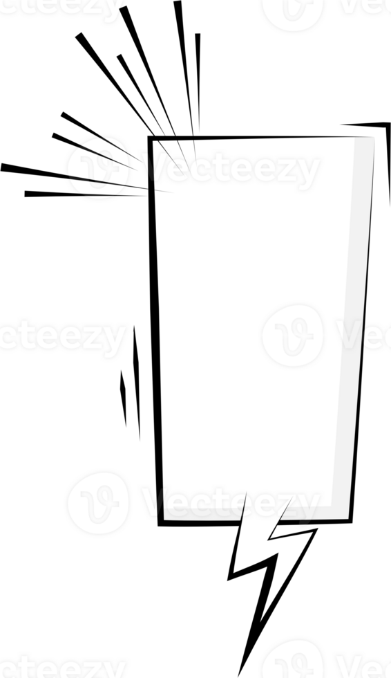 Black and white color speech bubble balloon, icon sticker memo keyword planner text box banner, flat png transparent element design