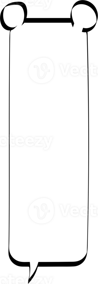 Animal pet bear Black and white color speech bubble balloon, icon sticker memo keyword planner text box banner, flat png transparent element design