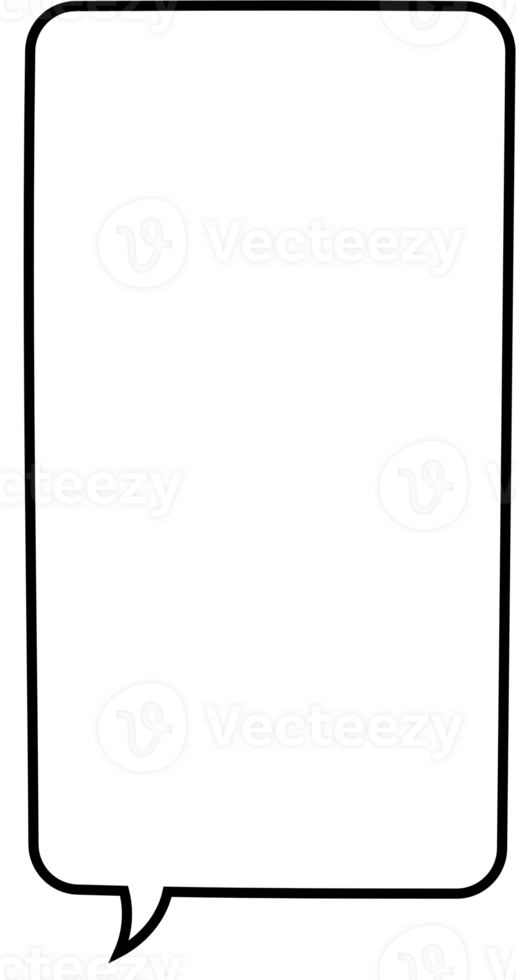 Black and white color speech bubble balloon, icon sticker memo keyword planner text box banner, flat png transparent element design