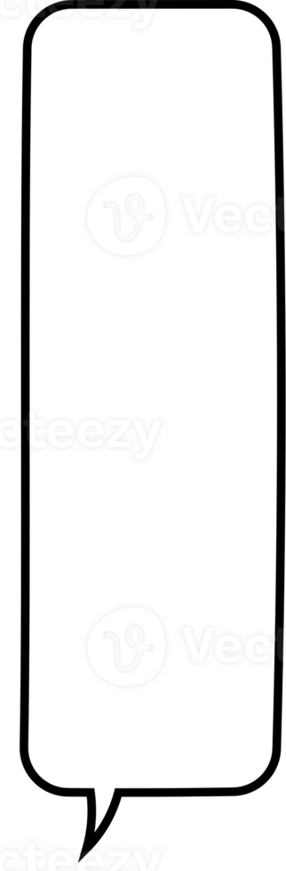 Black and white color speech bubble balloon, icon sticker memo keyword planner text box banner, flat png transparent element design
