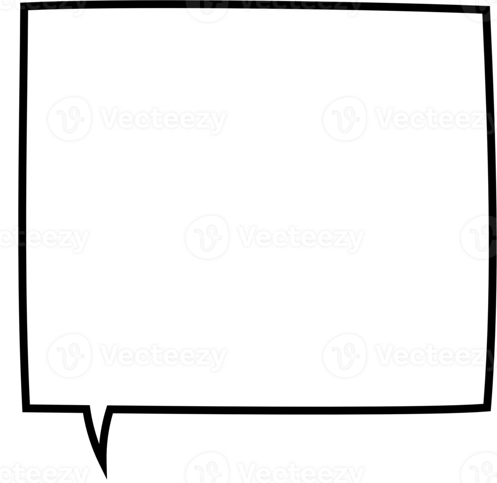 Black and white color speech bubble balloon, icon sticker memo keyword planner text box banner, flat png transparent element design