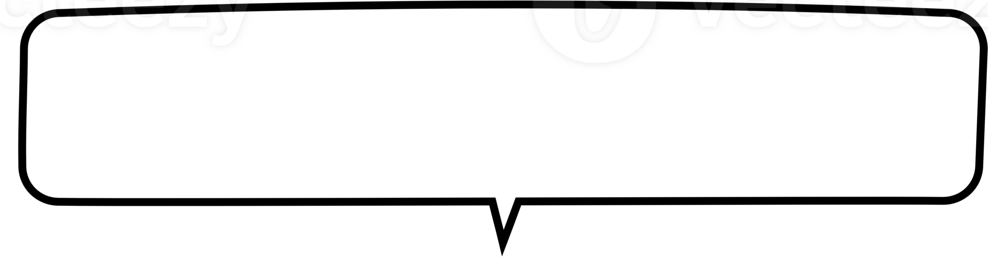Black and white color speech bubble balloon, icon sticker memo keyword planner text box banner, flat png transparent element design
