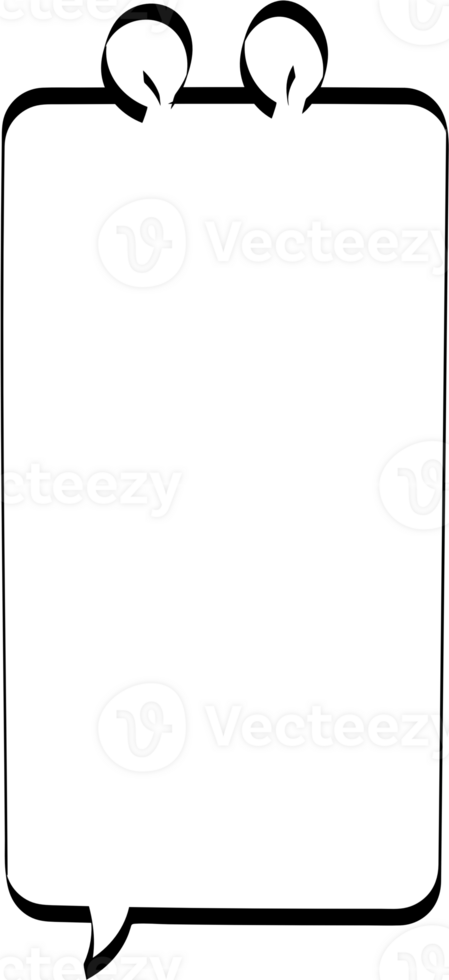 Animal pet bear Black and white color speech bubble balloon, icon sticker memo keyword planner text box banner, flat png transparent element design
