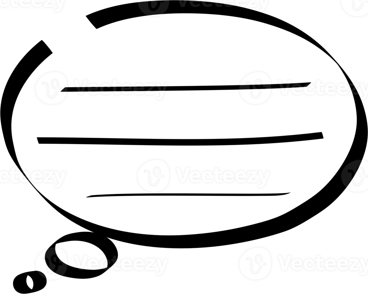 Black and white color speech bubble balloon, icon sticker memo keyword planner text box banner, flat png transparent element design
