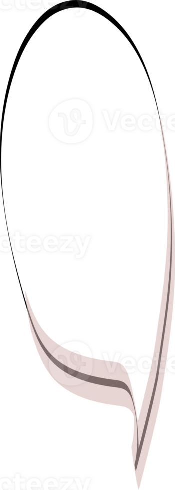 Pink color speech bubble balloon, icon sticker memo keyword planner text box banner, flat png transparent element design