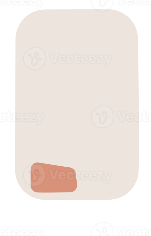 Colorful pastel beige color speech bubble balloon, icon sticker memo keyword planner text box banner, flat png transparent element design