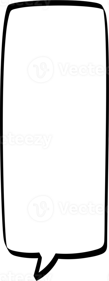 Black and white color speech bubble balloon, icon sticker memo keyword planner text box banner, flat png transparent element design