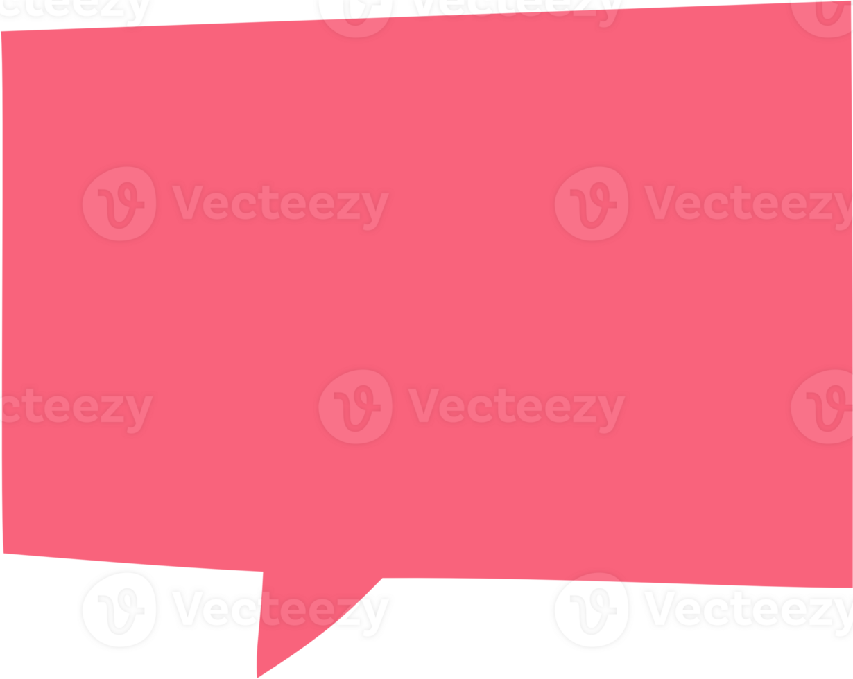 Colorful pastel pink color speech bubble balloon, icon sticker memo keyword planner text box banner, flat png transparent element design