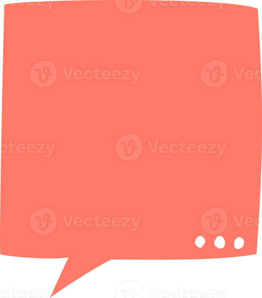 Colorful pastel orange color speech bubble balloon, icon sticker memo keyword planner text box banner, flat png transparent element design