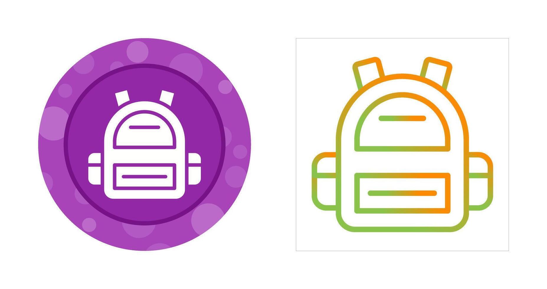 Backpack Vector Icon