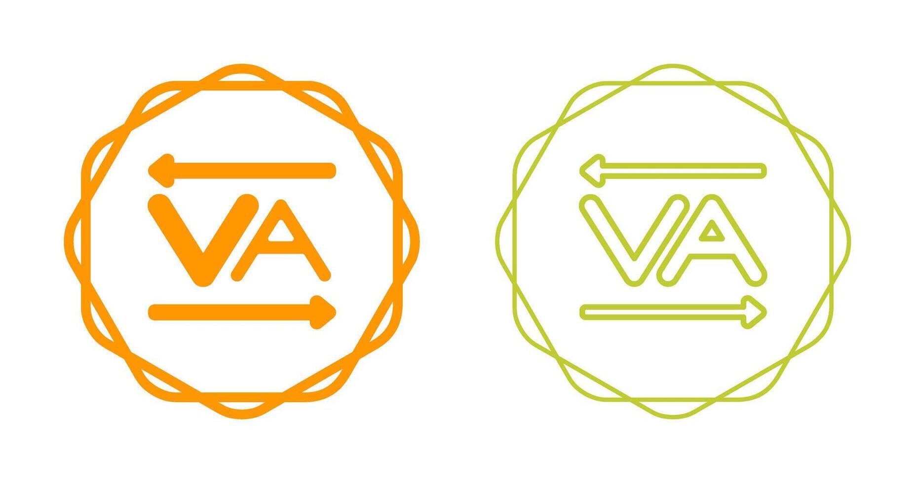 Kerning Vector Icon