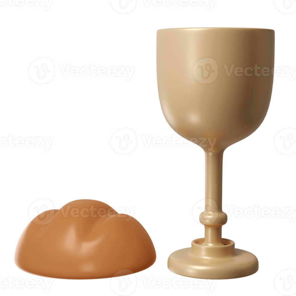 3d icon participle eucharist breaking bread and vine. Sacrament of Holy Communion Religion Christian spirituality png