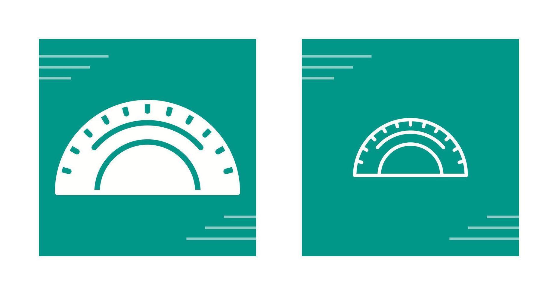 Protractor Vector Icon