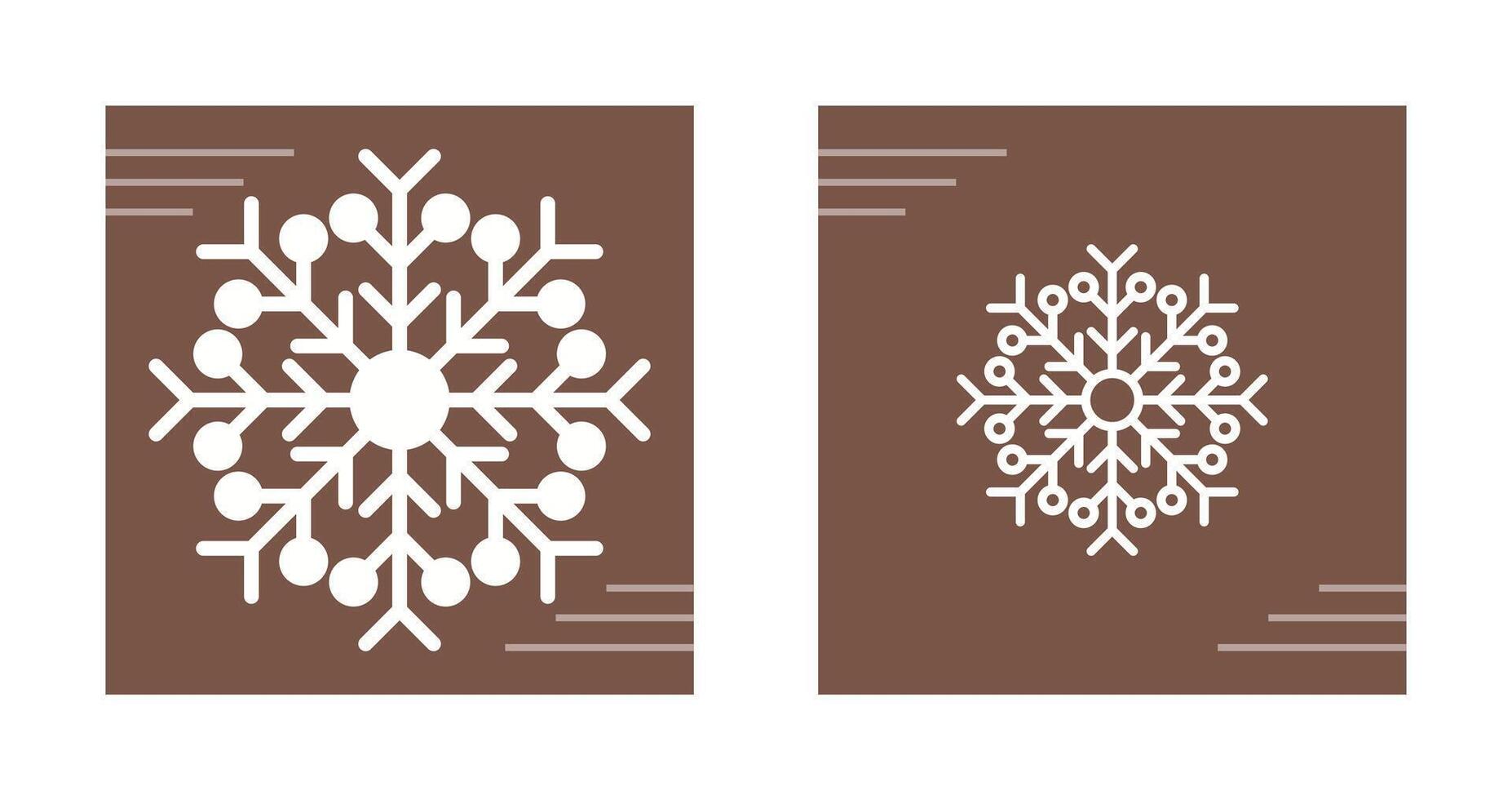 icono de vector de copo de nieve