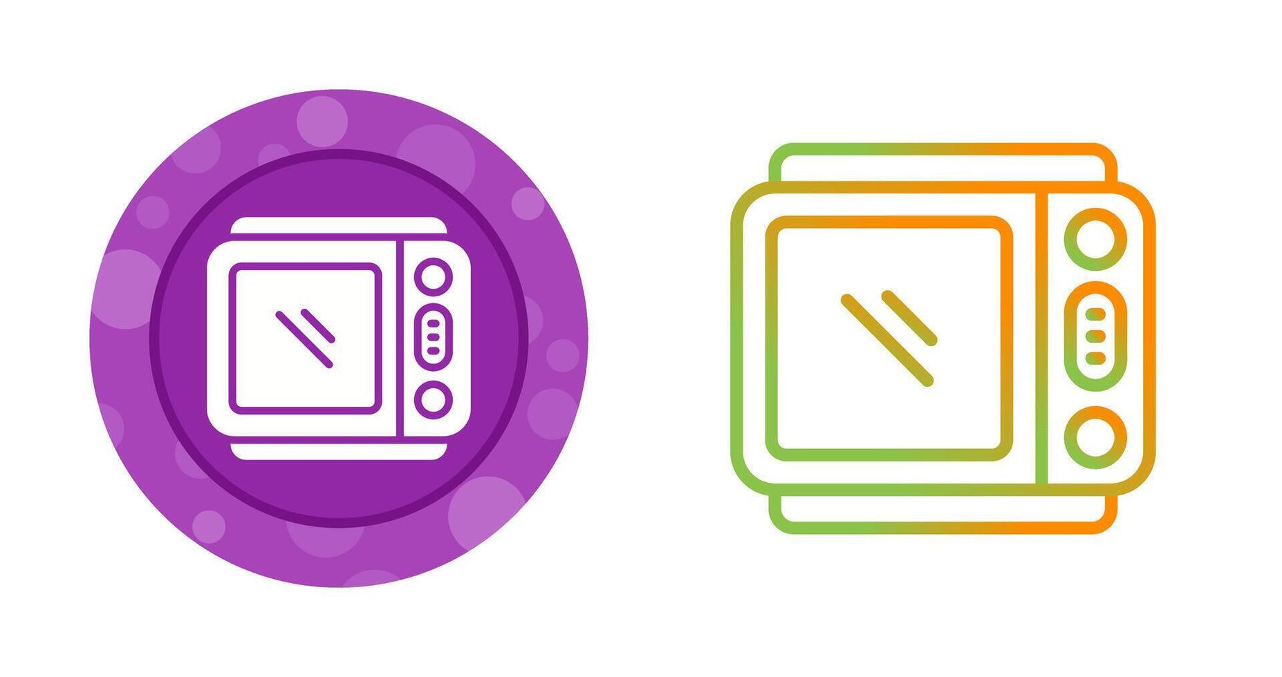 Microwave Vector Icon