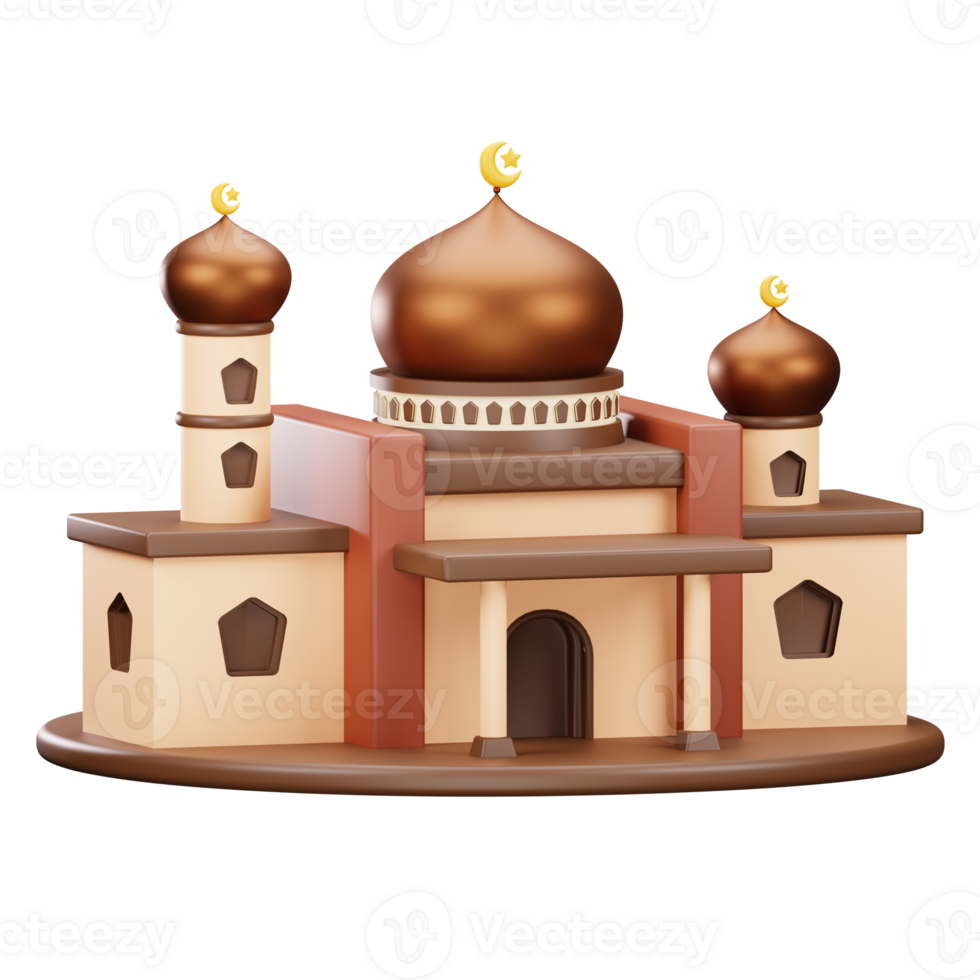 3d islamico moschea png