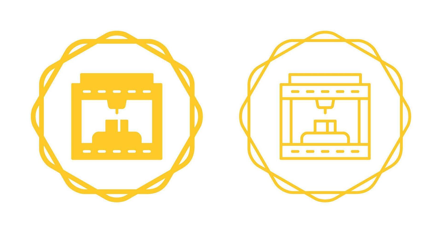 3d Printing Vector Icon