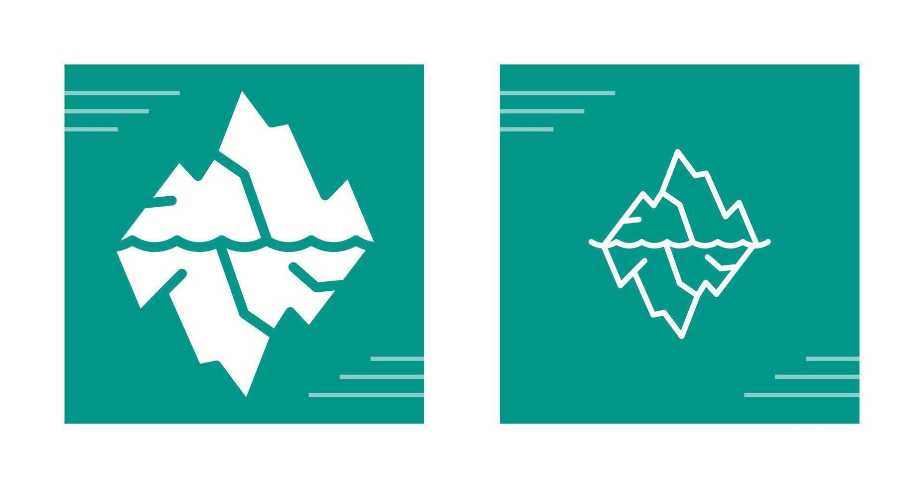 Glacier Vector Icon