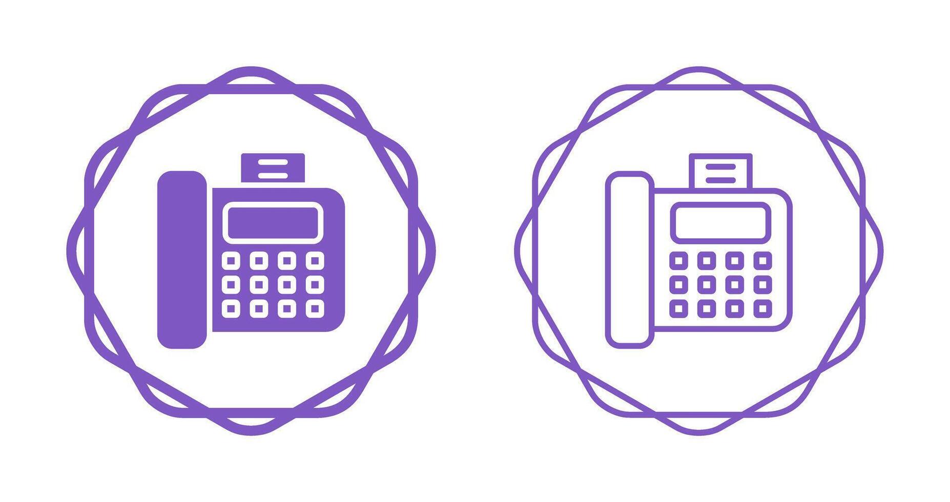 Fax Machine Vector Icon