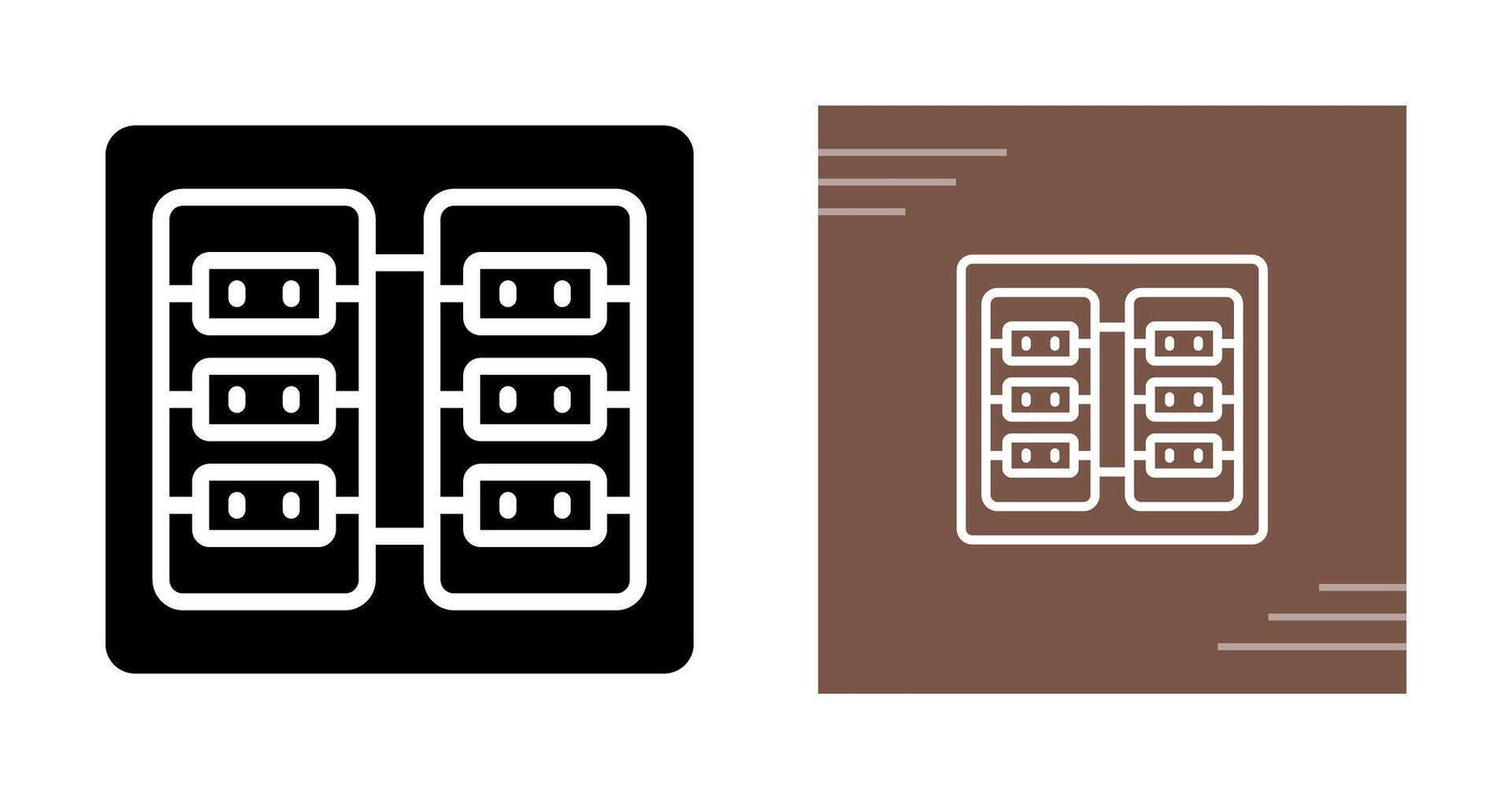 Server Room Vector Icon