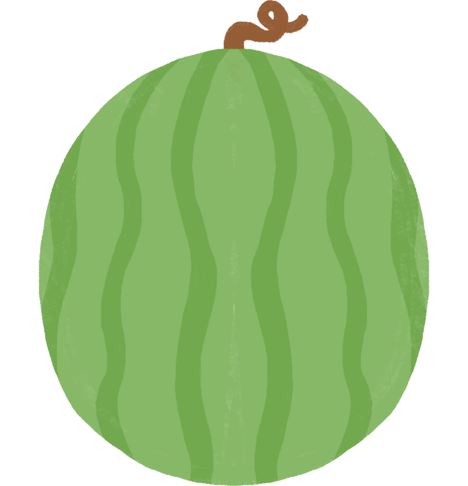 watermelon fruits illustration on transparent background png